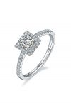 Square Shape Moissanite Diamond Ring