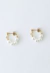 Elegant Pearl Edge Earrings