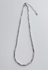 Bamboo Shape Stainless Steel Metal Clavicle Necklace