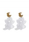 Cartoon Haunting Ghost Earrings