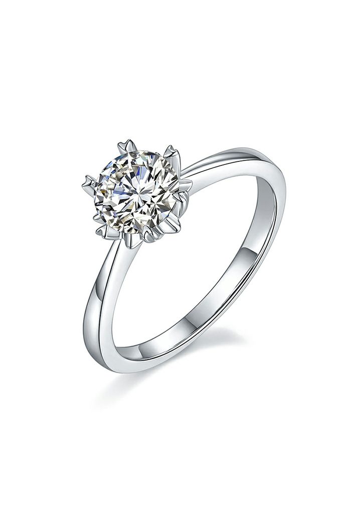 Minimalism Moissanite Diamond Ring