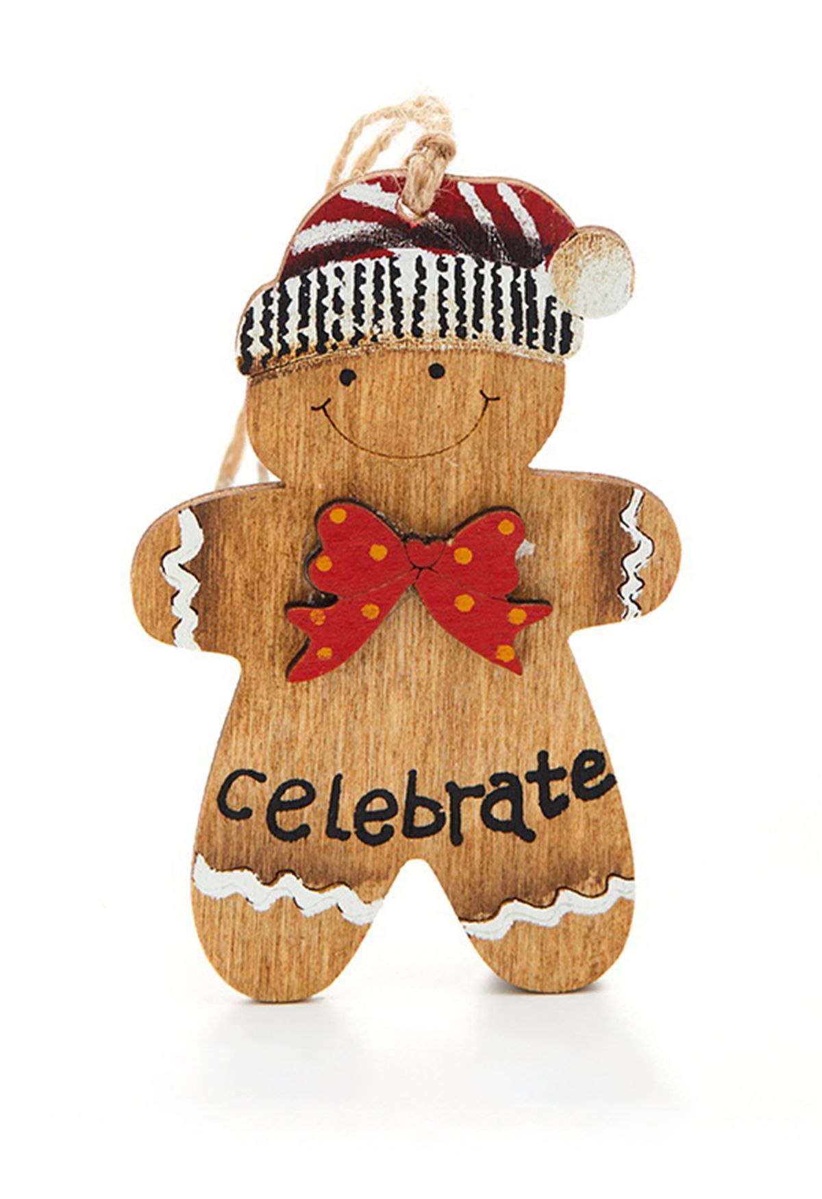 Happy Gingerbread Friends Christmas Ornament