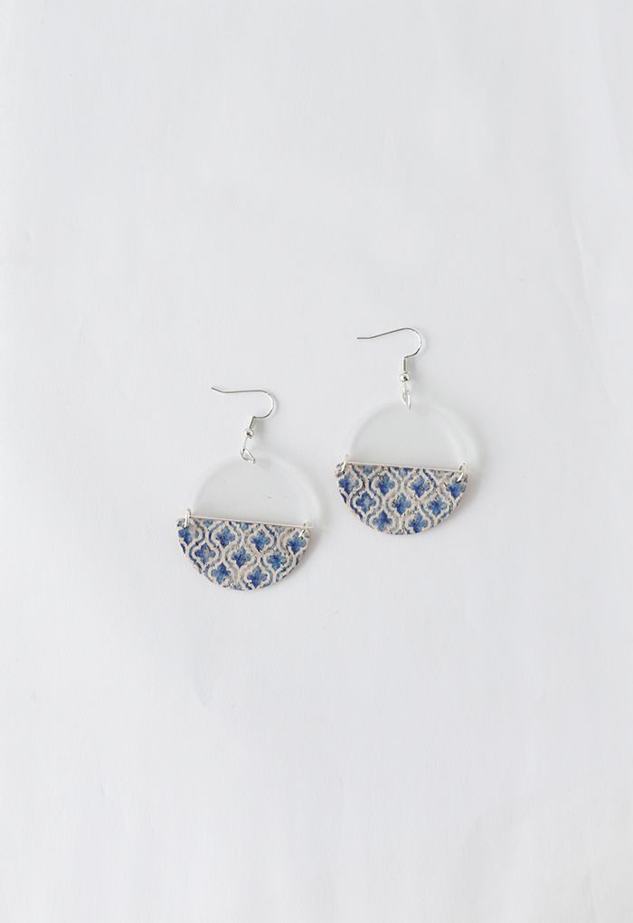 Geometric Spliced Earrings