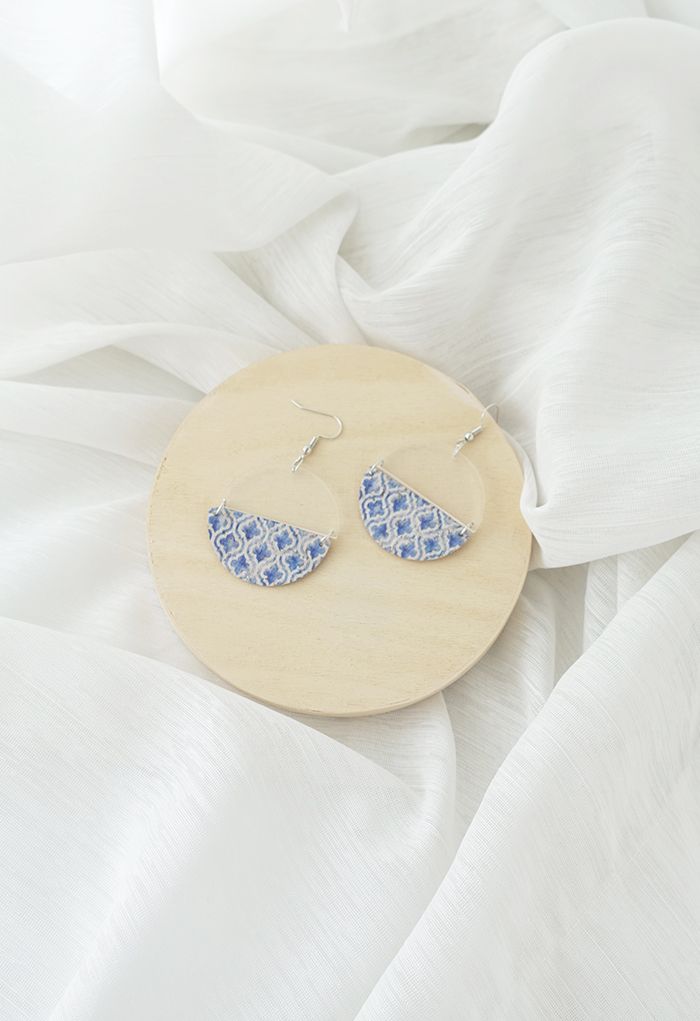 Geometric Spliced Earrings