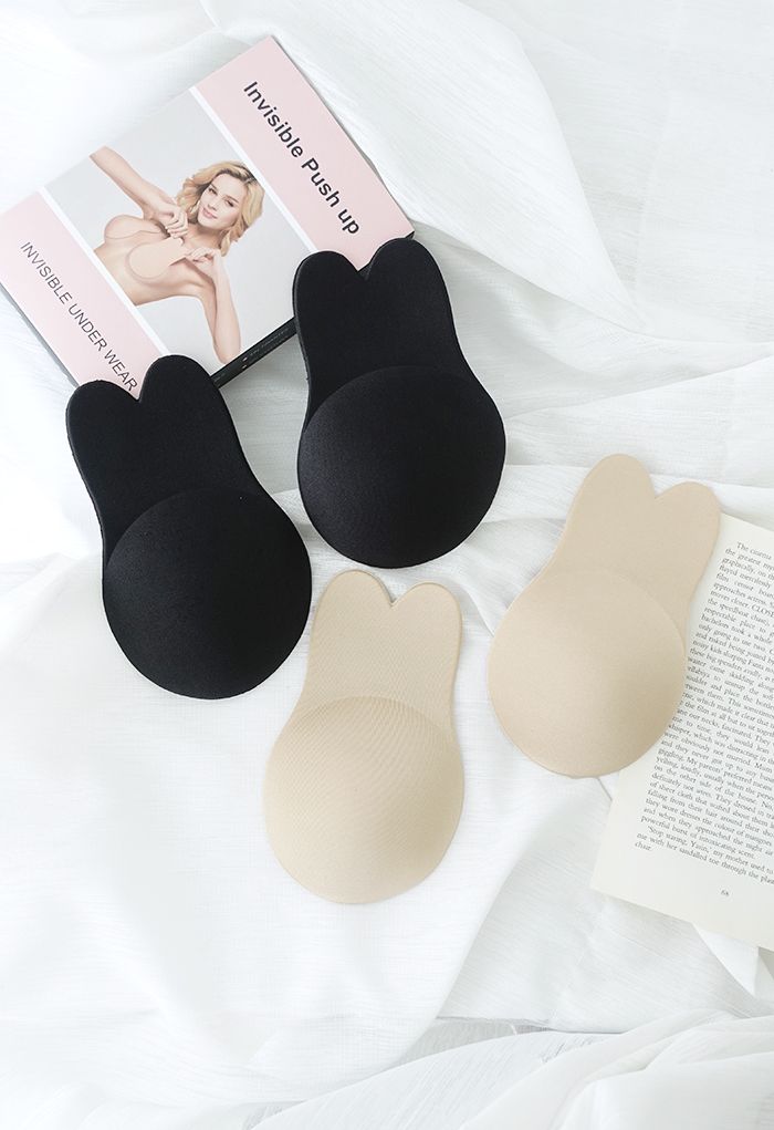 Bunny Ear Adhesive Lift-Up Nude Bra