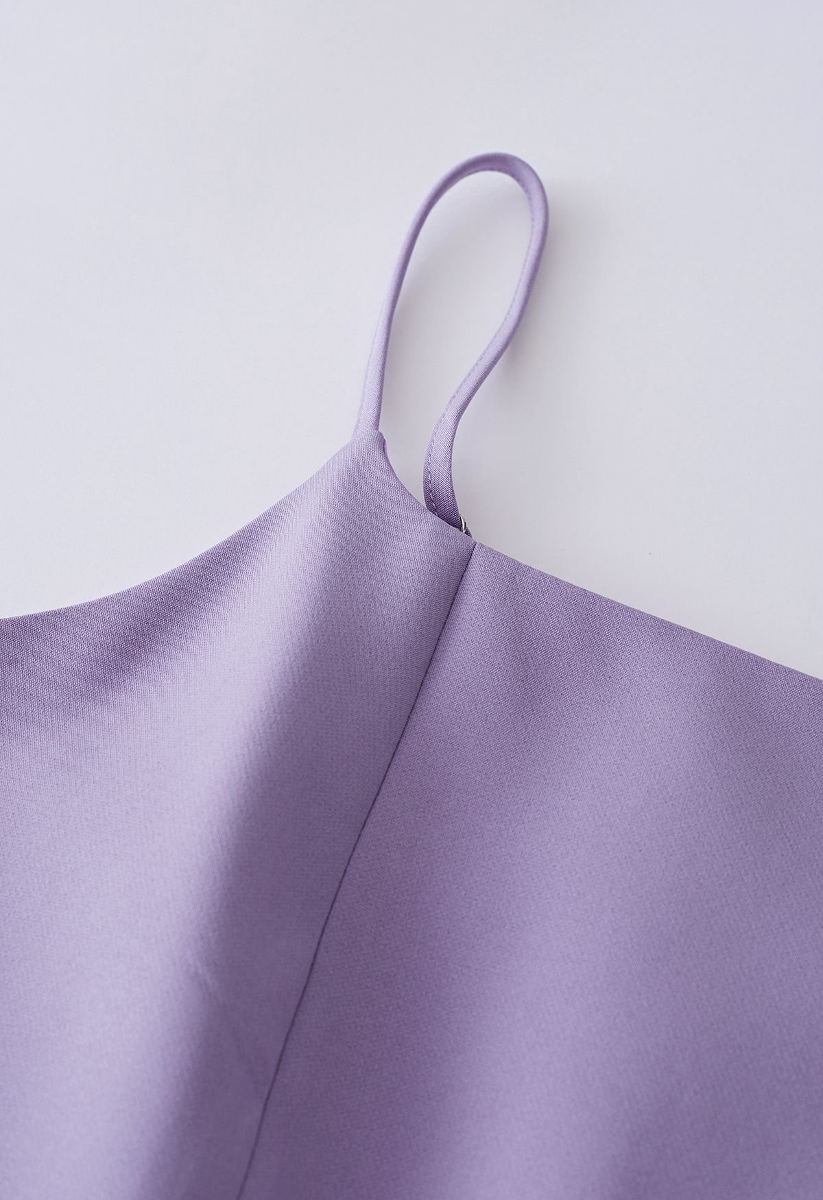 Notched Hem Cami Dress in Lilac