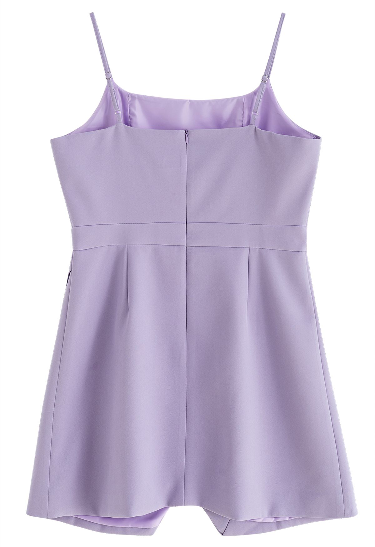 Notched Hem Cami Dress in Lilac