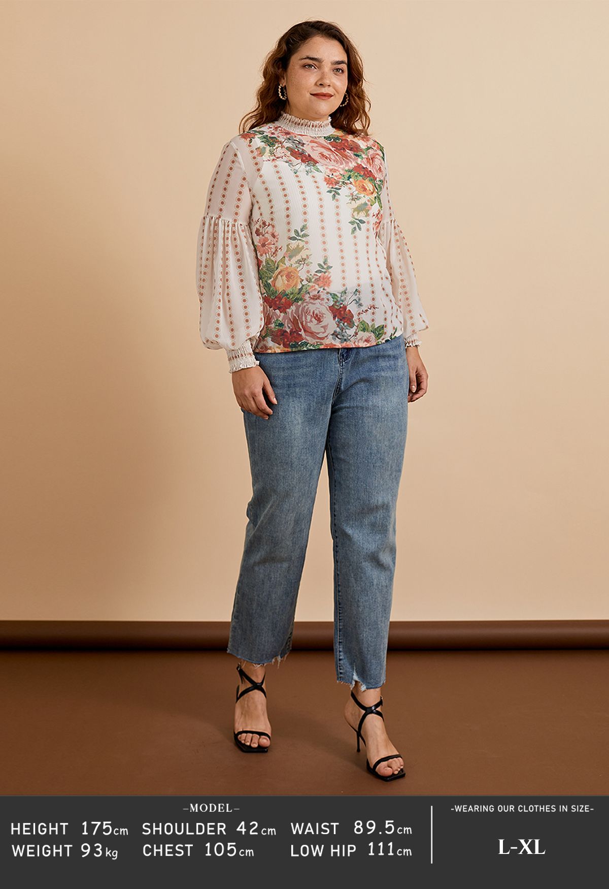 Blusa Fancy in Gardens Floral