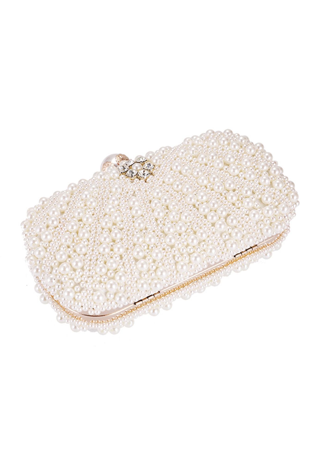 Distinctive Full Pearl Clutch