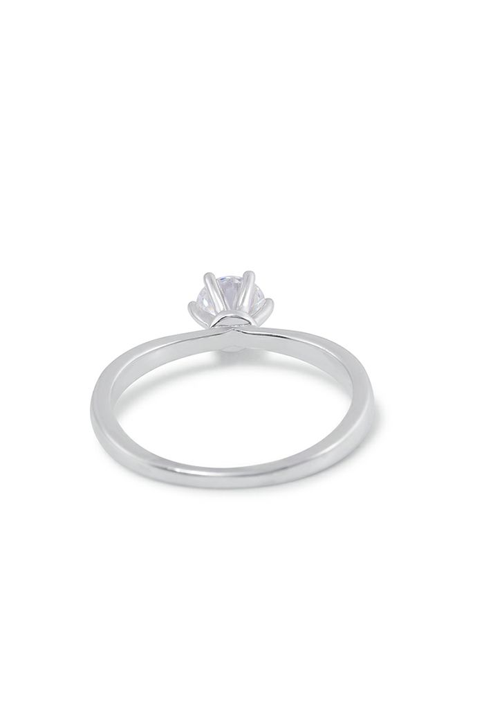 Simplicity Moissanite Diamond Round Ring