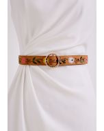 Little Flower Embroidered Belt